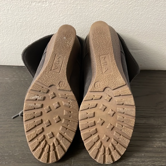 Mia Women’s Wedge Boot Grey Size 7.5 - Picture 5 of 6